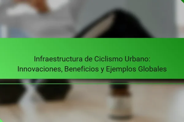 Infraestructura de Ciclismo Urbano: Innovaciones, Beneficios y Ejemplos Globales